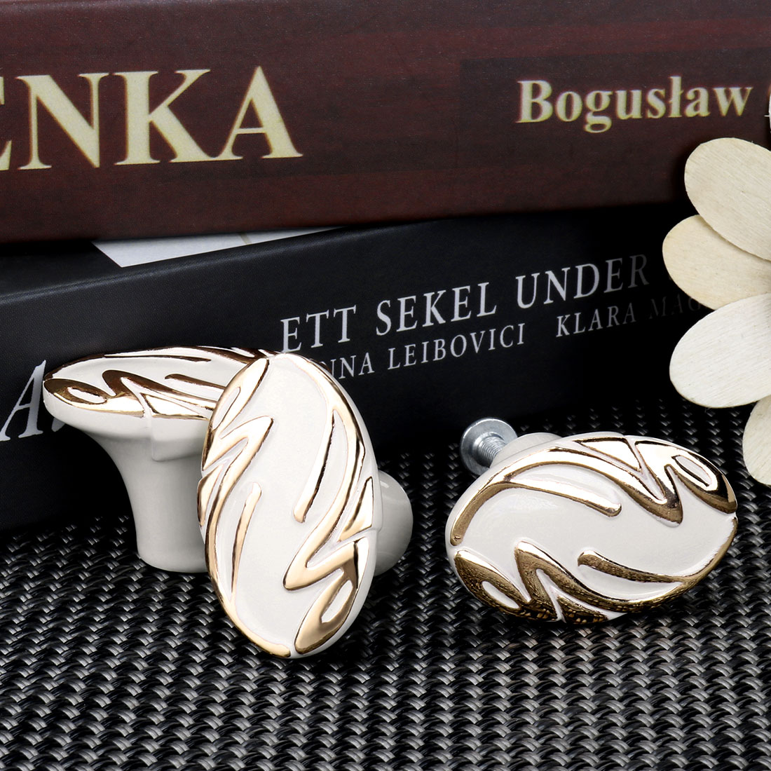 Unique Bargains Door Cabinet Pull Handle Knobs Nickel Finish