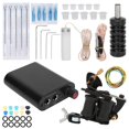 thumbnail image 4 of Juego de máquina de tatuaje con bobina, cable de Clip, Pedal, fuente de alimentación, aguja, Kit de tatuaje para práctica principiante (90-265V), enchufe de EE. UU., 4 of 14
