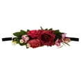 thumbnail image 1 of Diadema Artificiales Guirnalda De Pelo Hairband Elástica Para Novia Honor	Elegante rojo Baoblaze Mujeres niños tocado, 1 of 8