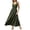 Green, variant on Summer Dresses for Women 2026 Flowy Casual Midi Dress V Neck Beach Vacation for Wedding Guest Party Vacation(Black,S)