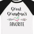 thumbnail image 4 of Inktastic Great Grandmas Favorite- Heart Great Grandchild Boys or Girls Toddler T-Shirt, 4 of 5