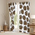 thumbnail image 3 of Feelyou Strawberry Blackout Curtains Set of 2 (52x84 Each), Leopard Print Window Curtains, 3 of 6