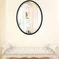 thumbnail image 2 of OVALCREST - London Framed Oval Mirror - Matte Black 31 1/8" x 41 1/8", 2 of 7