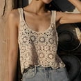 thumbnail image 2 of Verano Mujer Ahueca Hacia Fuera Las Camisetas Sin Mangas Camisola Chaleco Corsé Top De Punto Para Niñas Sunnimix Camisetas sin mangas ahuecadas, 2 of 8