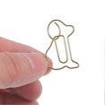 thumbnail image 2 of Cute Dog Shaped Paper Clips Metal Wire Paperclips for Organizing 60Pcs, 2 of 4