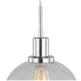 thumbnail image 5 of Woodbridge Lighting Austin 1-Light Glass Mini-Pendant in Bronze/Clear Seedy, 5 of 5