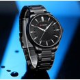 thumbnail image 3 of CURREN Casual Quartz Watches Men Luxury Brand Stainless Steel Band Simple Business Quartz Wristwatches, 3 of 6