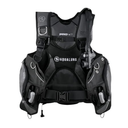 Aqua Lung Pro HD Mens BCD (Black/Grey Medium Large)