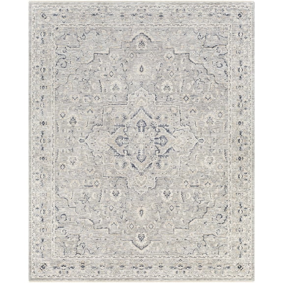 BoutiqueRugs Brodhead Traditional Area Rug - Taupe, Dark Pink, Pale Blue - 2' x 3'3"