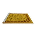 thumbnail image 2 of Ahgly Company Machine Washable Indoor Rectangle Oriental Yellow Traditional Area Rugs, 6' x 9', 2 of 4