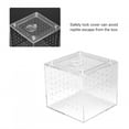 thumbnail image 2 of 1Pc Reptile Terrarium Feeder Snakes Spider Lizard Breeding Acrylic Box Case Insects House, 2 of 9