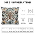 thumbnail image 5 of Nawypu Boho Throw Pillow Cover, Vintage Persian Carpet Pillow Cover Ethnic Square Pillowcase for Decorate Home Bed Sofa, Antique Decorative Pillow Cases, 5 of 5