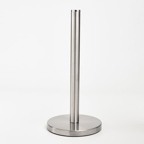 SharpChef Countertop Paper Towel Holder,  Stainless Steel Finish, Rust Proof, Fits Most Size Paper Roll