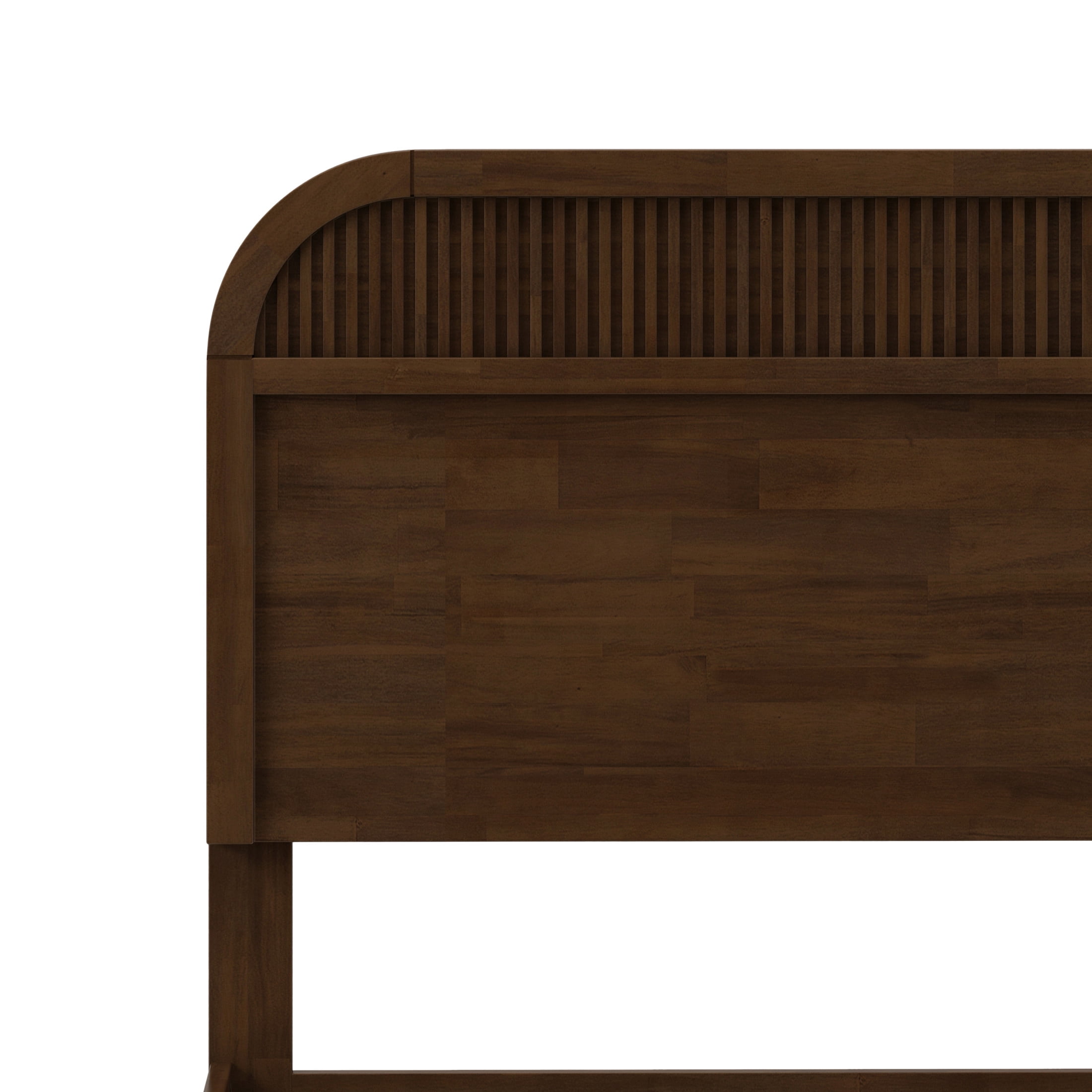 Christopher Knight Home Modern Queen Size Wooden Platform Bed Frame with Headboard, Wenge Finish