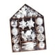 thumbnail image 1 of Conjunto de 73 adornos navideños colgantes con dijes, decoración para fiestas en interiores y exteriores, color plateado Plata, 1 of 8