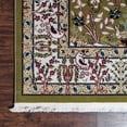 thumbnail image 4 of Rugs.com Rabia Collection Rug – 7' 10 Square Green Low Rug Perfect For Living Rooms, Kitchens, Entryways, 4 of 7