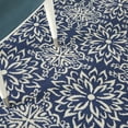 thumbnail image 5 of Nourison Jubilant Geometric Floral Navy/Ivory 5'3" x 7'3" Area Rug, (5' x 7'), 5 of 9