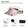 thumbnail image 4 of Kll Sport Sun Visor Hats Ball Caps Empty Top Baseball Sun Cap For Men Women-Floral Ditsy, 4 of 8