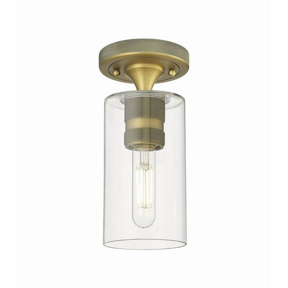 Innovations Lighting - Crown Point - 1 Light Flush Mount In Industrial
