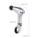 thumbnail image 3 of Pistola eléctrica Fascia Mute Safe LED Pantalla grande para dispositivo de fitness (Blanco) Likrtyny Cuidado Belleza, 3 of 6