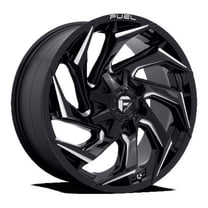 Fuel D747 Lockdown 20X10 6X139.7 -18Et 124.3Cb Gloss Black Milled Wheel ...