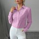 thumbnail image 5 of TaTaai Women's Loose Fit Blouse Long Sleeve Solid Color Pearl Button Collar Design Casual Office Shirt Fashion Polyester Top Gift, 5 of 6