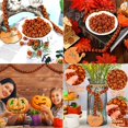 thumbnail image 3 of De Cuentas De Madera Para El Día De Acción De Gracias De Halloween, Cuentas De Madera Para Navidad De Otoño, Cuentas De Tela Escocesa De Búfalo De 16Mm, Cuentas De Madera Rústicas 100 Piezas Moyic HA042071-04, 3 of 6