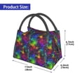 thumbnail image 2 of Balery Bright Universe Bolsa de Aislamiento Portátil – Bolsa de Almuerzo con Forro de Aluminio Mejorado, Funda Impermeable y Fácil de Limpiar para Picnic y Caja de Almuerzo, 2 of 6