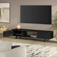 thumbnail image 6 of Lucien Rectangular TV Stand for TV's up to 78" in Black Grain, 6 of 9