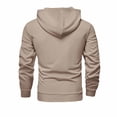 thumbnail image 6 of Zysthvn Pullover Mens Hoodies Casual Winter Outdoor Sweatshirts for Men Zipper Solid Long Sleeve, 6 of 7