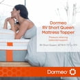 thumbnail image 2 of Dormeo RV Short Queen Mattress Topper - Octaspring Technology Mattress Topper - RV Queen Mattress Bed Toppers, Cooling Mattress Topper - 3 inch Mattress Topper RV Queen Short - RV Mattress Toppers, 2 of 2