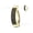 Gold + Black, variant on Stylish and simple three-row rhinestone buckle belly button ring