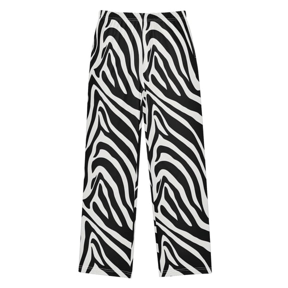 Zebra Stripe Design Pajama Pants Soft Lightweight Lounge Pants Bottoms Sleep Pants Warm Comfy