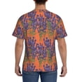 thumbnail image 2 of Rocae Lavender Flowers for Men's Moisture-Wicking Crew Tee - T-Shirt for Sports, Outdoor Activities, and Casual WearSmall, 2 of 9