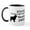 White/Black Inside, variant on CafePress - Newfoundland Dog Drool Zone Mug - 11 oz Ceramic Mug - Novelty Coffee Tea Cup