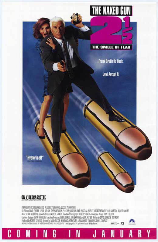 Naked Gun 2 1/2 Smell of Fear - movie POSTER (Style B) (11