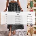 thumbnail image 4 of Maoxin Womens Skirts Women's Summer Solid Embroidery Elastic Waist Linen Ankle Skirt ,Blue,XL, 4 of 9