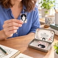 thumbnail image 4 of Pocket Hug Cat Acrylic Keepsake Token With Metal Tin Box Small Memorial Gift Cute Animal Ornament For Desk Display, 4 of 4