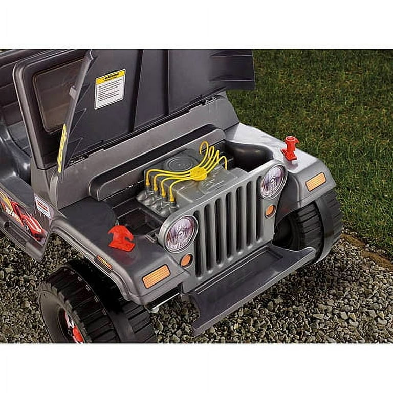 Fisher Price Power Wheels Charcoal Hot Wheels Jeep 6 Volt Battery
