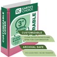 thumbnail image 3 of czcpp-Earth's ChoiceTM, Classeur de Vue à 3 Anneaux Durable et à la Mode, Anneau Rond de 3 Pouces, jusqu'à 25 % de Plastique à Base de Plantes, Écologique, Certifié Biobasé USDA, Baie Rose, Lot de 2 (U86876), 3 of 4