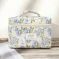 thumbnail image 5 of Gynky Makeup Bag- Large Capacity Cute Floral Travel Toiletry Bag,Cotton Cosmetic Bag Set for Women Girls Gifts Birthday, 5 of 7