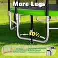 thumbnail image 5 of FIZITI 16FT Trampoline with Basketball Hoop, Enclosure Net, Light, Sprinkler, Socks, 2000LBS Outdoor Heavy Duty Round Trampoline for 6-8 Kids Adults, 5 of 17