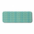 thumbnail image 1 of Abstract Computer Mouse Pad, Modern Geometric Pattern with Nested Quirky Rectangles in Aqua Color Palette, Rectangle Non-Slip Rubber Mousepad Large, 31" x 12" Gaming Size, Multicolor, by Ambesonne, 1 of 2