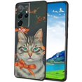 thumbnail image 1 of Compatible with Samsung Galaxy S23 Ultra Phone Case, cat-kitty-13 Case Silicone Protective for Teen Girl Boy Case for Samsung Galaxy S23 Ultra, 1 of 1