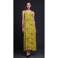 thumbnail image 3 of Bimba Robe Longue en Rayonne Imprimée d'Oiseaux pour Femmes Chic Bohème Été Maxi Plage-TG, 3 of 5