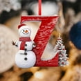 thumbnail image 4 of zhmrfg 26 Letters Christmas Tree Decoration Pendants - Personalized DIY Ornaments, Acrylic Alphabet Hanging Decor, Bright Colors for Tree, Home, and Holiday Customization, Perfect for a Vibe, 4 of 5