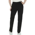 thumbnail image 2 of The Women's Classic Straight Leg Stretch Woven Pants Available in Regular, Petite, and Long Lengths, 2 of 3