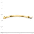 thumbnail image 2 of 14K Yellow Gold Omega Necklace Chain 3mm Lightweight Extender for 2 inch 3 mm, 2 of 2