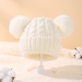 thumbnail image 2 of LIZENG Toddler Hat Autumn and Winter Wool Knitted Hat Baby Pullover Hat Boys and Girls Baby Hat Toddler Boy Baseball Hat, 2 of 8