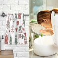 thumbnail image 7 of Yayeee 100% Cotton Hand Towels for Bathroom 16" x 28" Soft Absorbent Kitchen Towel, Red Nordic Christmas, 7 of 7
